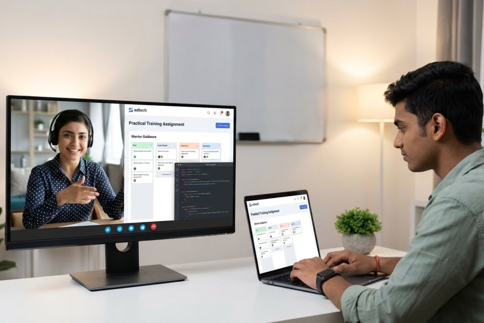 One-to-one online learning mentorship program